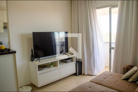 Sala de apartamento à venda com 1 quarto, 42m² em Vila Maria Jose, Goiânia