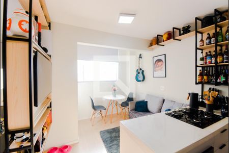 Sala de apartamento à venda com 1 quarto, 28m² em Vila das Bandeiras, Guarulhos