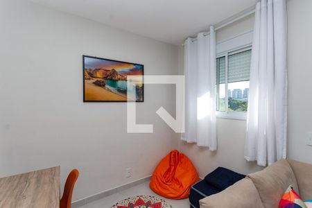 Sala estendida de apartamento para alugar com 1 quarto, 35m² em Lapa de Baixo, São Paulo
