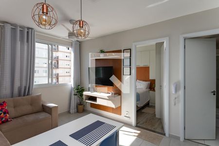 Sala de apartamento para alugar com 1 quarto, 35m² em Lapa de Baixo, São Paulo