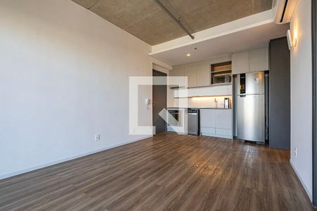 Sala/Cozinha de apartamento para alugar com 1 quarto, 55m² em Pinheiros, São Paulo