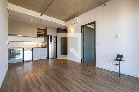 Sala/Cozinha de apartamento para alugar com 1 quarto, 55m² em Pinheiros, São Paulo