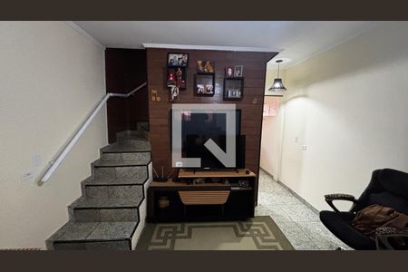 Sala de casa para alugar com 2 quartos, 80m² em Jardim do Mirante, Santo André