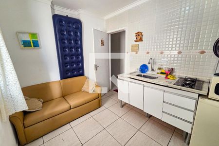 Sala de kitnet/studio para alugar com 1 quarto, 19m² em Vila Tupi, Praia Grande