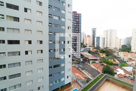 Vista da Sacada da Sala/Cozinha de apartamento para alugar com 1 quarto, 35m² em Vila Guarani, São Paulo