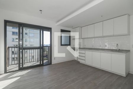Sala / Cozinha de apartamento para alugar com 1 quarto, 37m² em Jardim do Salso, Porto Alegre