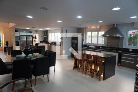 Sala de Jantar de casa de condomínio à venda com 3 quartos, 500m² em Residencial Zero (tambore), Santana de Parnaíba