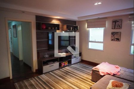 Sala de TV de casa de condomínio à venda com 3 quartos, 500m² em Residencial Zero (tambore), Santana de Parnaíba