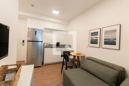 Sala de apartamento para alugar com 1 quarto, 27m² em Bela Vista, São Paulo