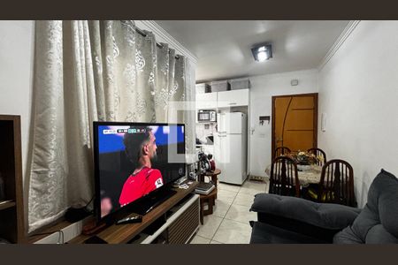 Sala - Sala de Jantar  de apartamento à venda com 2 quartos, 74m² em Vila Homero Thon, Santo André