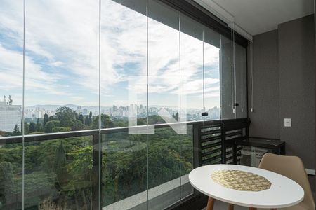 Varanda do Quarto de kitnet/studio para alugar com 1 quarto, 28m² em Pinheiros, São Paulo
