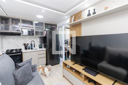 Sala/ Cozinha de apartamento à venda com 2 quartos, 42m² em Vila Plana, São Paulo