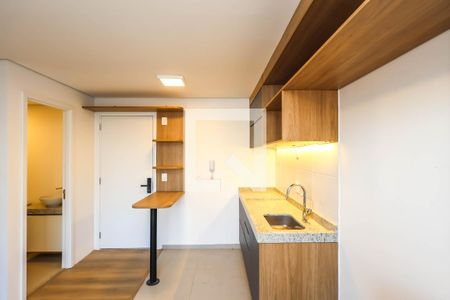 Quarto e Cozinha de kitnet/studio para alugar com 1 quarto, 29m² em Vila Dom Pedro I, São Paulo