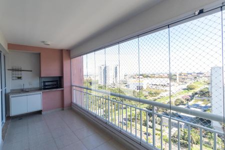 Sacada com churrasqueira de apartamento para alugar com 3 quartos, 108m² em Parque Prado, Campinas