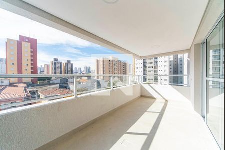 Varanda da Sala de apartamento à venda com 3 quartos, 94m² em Vila Valparaíso, Santo André