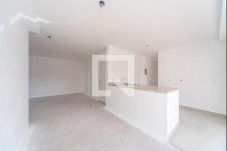 Sala de apartamento à venda com 3 quartos, 94m² em Vila Valparaíso, Santo André