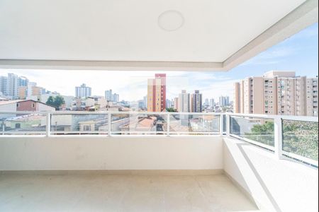 Varanda da Sala de apartamento à venda com 3 quartos, 94m² em Vila Valparaíso, Santo André
