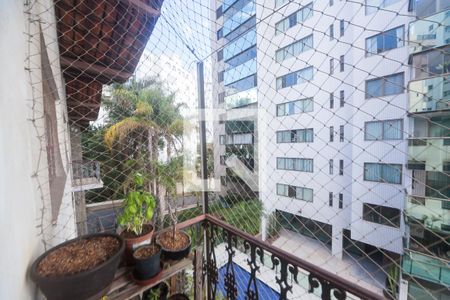 Varanda da Sala de apartamento à venda com 3 quartos, 125m² em Sion, Belo Horizonte