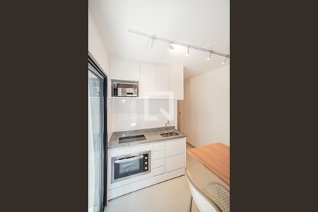 Sala/Cozinha de kitnet/studio à venda com 1 quarto, 38m² em Vila Clementino, São Paulo