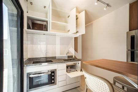 Sala/Cozinha de kitnet/studio à venda com 1 quarto, 38m² em Vila Clementino, São Paulo