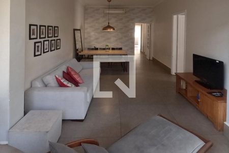 Sala de estar e jantar - 2º Piso de casa para alugar com 2 quartos, 85m² em Gonzaga, Santos