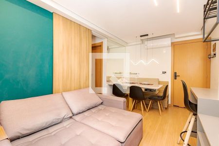 Sala de apartamento à venda com 2 quartos, 80m² em Mossunguê, Curitiba