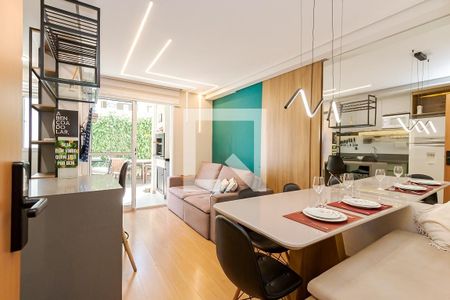 Sala de Jantar de apartamento à venda com 2 quartos, 80m² em Mossunguê, Curitiba