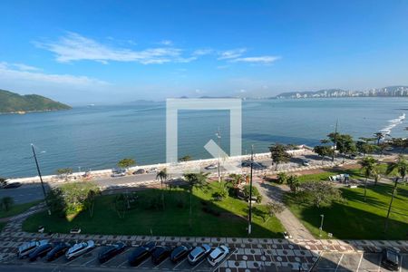 Vista da Sala de apartamento para alugar com 3 quartos, 150m² em Ponta da Praia, Santos