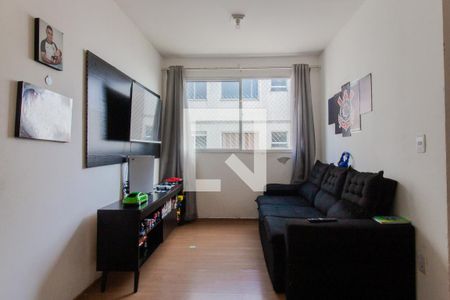 Sala/Sala de jantar de apartamento para alugar com 2 quartos, 48m² em Parque Sao Vicente, Mauá