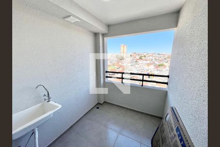 Varanda da Sala de apartamento para alugar com 2 quartos, 37m² em Jardim Cachoeira, São Paulo