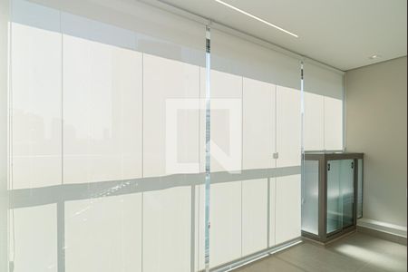 Varanda da Sala de apartamento para alugar com 1 quarto, 36m² em Santo Amaro, São Paulo