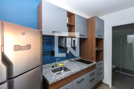 Cozinha de kitnet/studio para alugar com 1 quarto, 30m² em Vila Mariana, São Paulo