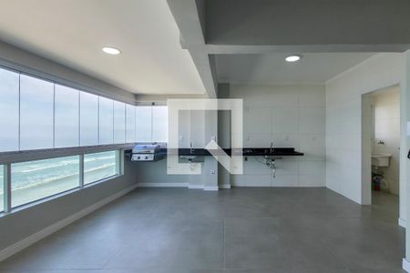 Sala/Cozinha de apartamento para alugar com 3 quartos, 103m² em Guilhermina, Praia Grande