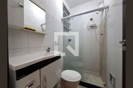 Banheiro  de apartamento à venda com 1 quarto, 40m² em Glória, Rio de Janeiro
