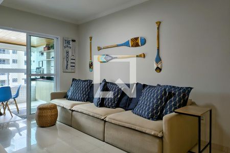Sala de apartamento para alugar com 2 quartos, 86m² em Guilhermina, Praia Grande