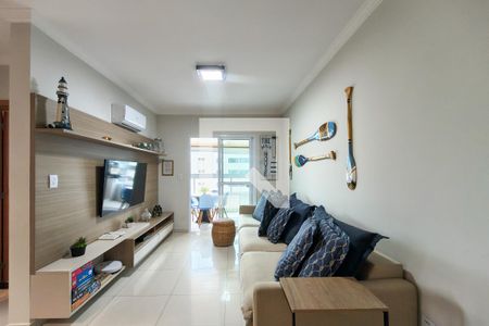 Sala de apartamento para alugar com 2 quartos, 86m² em Guilhermina, Praia Grande