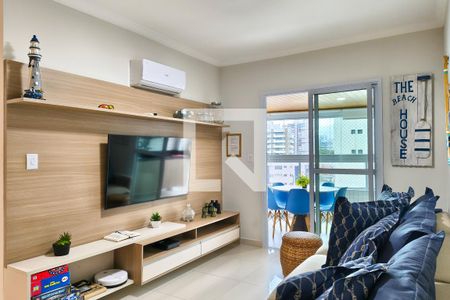 Sala de apartamento para alugar com 2 quartos, 86m² em Guilhermina, Praia Grande