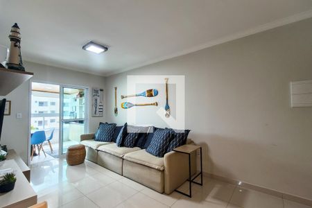 Sala de apartamento para alugar com 2 quartos, 86m² em Guilhermina, Praia Grande