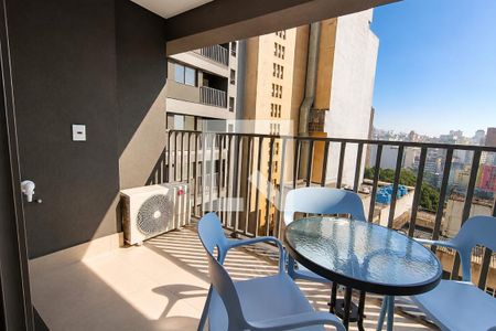 Varanda de apartamento para alugar com 1 quarto, 25m² em Consolação, São Paulo