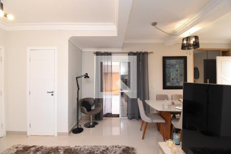 Sala de casa de condomínio à venda com 3 quartos, 180m² em Santa Felicidade, Curitiba