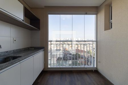 Varanda da Sala de apartamento para alugar com 3 quartos, 53m² em Vila Água Funda, São Paulo