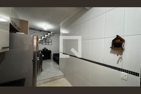Cozinha - Sala de casa à venda com 2 quartos, 198m² em Condomínio Maracanã, Santo André
