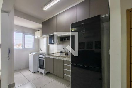 Cozinha/área de serviço  de apartamento para alugar com 1 quarto, 50m² em Vila Caiçara, Praia Grande