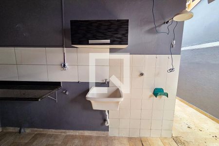 Área de Serviço de casa para alugar com 2 quartos, 80m² em Vila Assuncao, Praia Grande