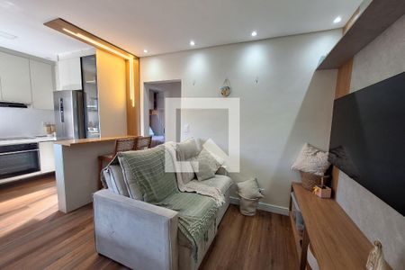 Sala  de apartamento à venda com 2 quartos, 86m² em Vila Camilópolis, Santo André