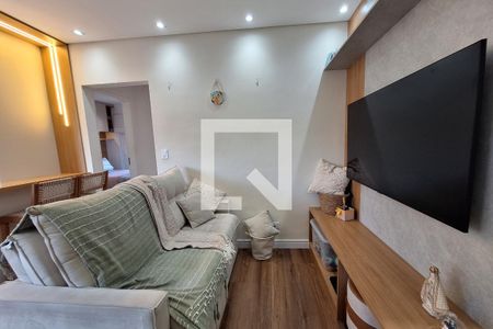 Sala  de apartamento à venda com 2 quartos, 86m² em Vila Camilópolis, Santo André