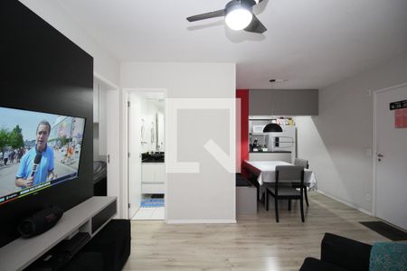 Sala de apartamento à venda com 2 quartos, 52m² em Jardim Monte Alegre, Taboão da Serra