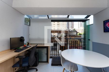 Varanda Estendida de apartamento para alugar com 1 quarto, 35m² em Perdizes, São Paulo