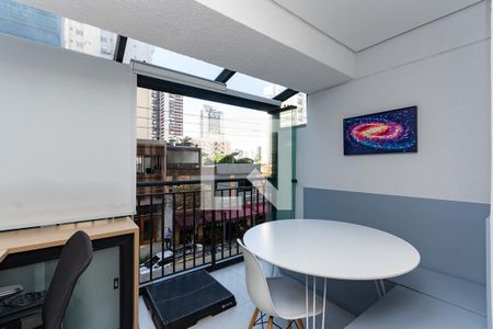 Varanda Estendida de apartamento para alugar com 1 quarto, 35m² em Perdizes, São Paulo