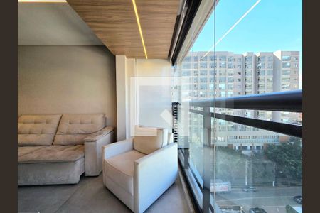 Varanda de apartamento à venda com 2 quartos, 54m² em Indianópolis, São Paulo